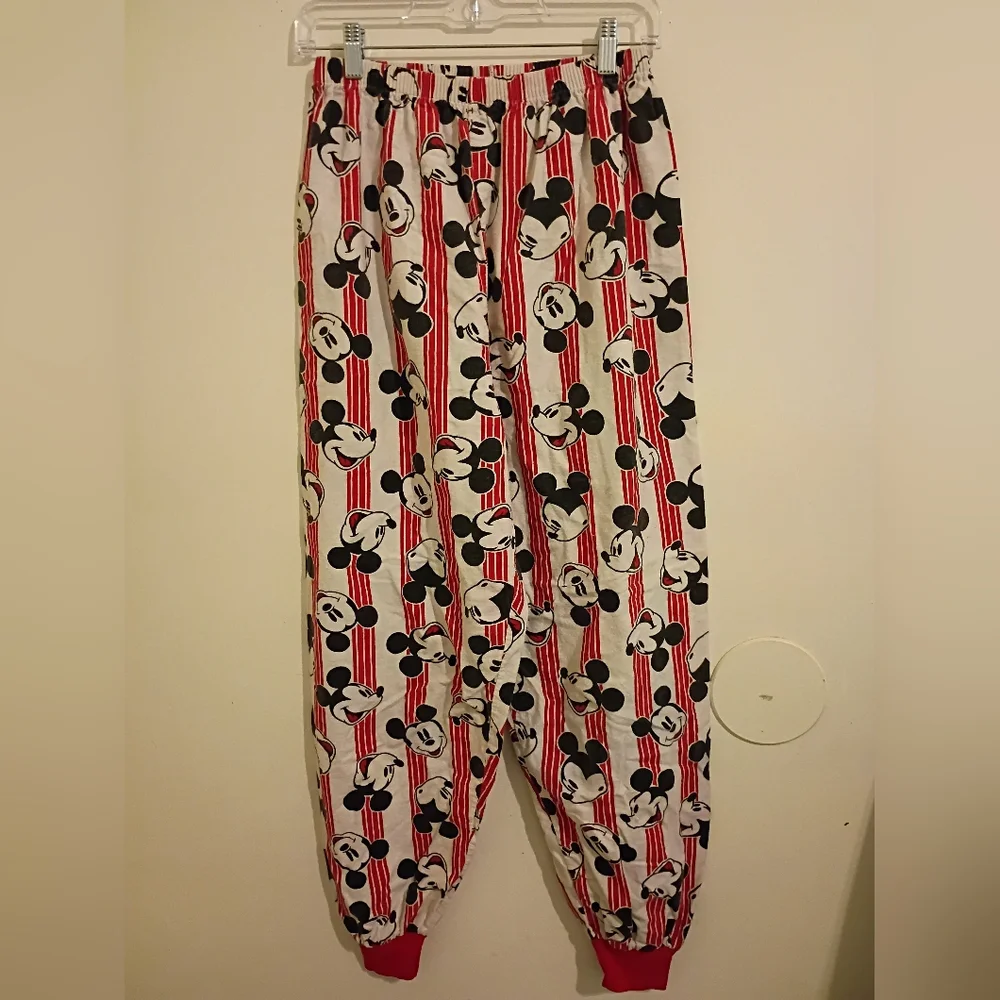 VTG Disney Women's Pajama Pants Sz M - Picture 1 of 5